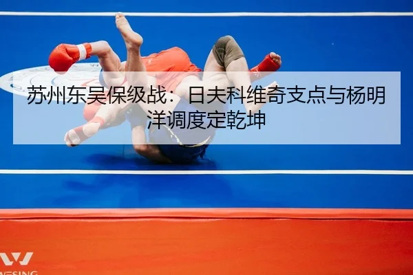 苏州东吴保级战：日夫科维奇支点与杨明洋调度定乾坤